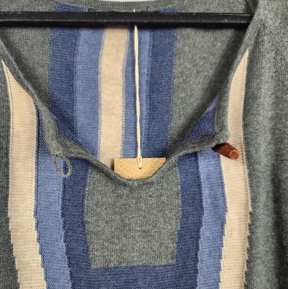 PrAna Yarrah Casual Preppy Travel Organic Cotton Knit Sweater Dress Gray XL - Picture 9 of 16